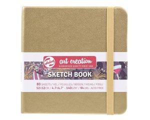 Carnet de Schite Art Creation Auriu si Galben Auriu 140gr 80 de File
