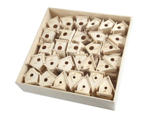 Casa pentru pasari mini din lemn, 7 cm, 57577, Creativ Company