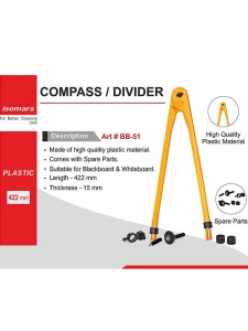 Compas din plastic pentru tabla 42,2 cm Isomars BB51