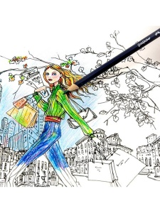 Creioane colorate Goldfaber Faber Castell