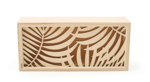 Cutie De Depozitare Din Lemn Cu Perforatii 18x8,5x5cm 106310 Graine Creative
