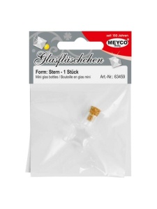 Flacon din sticla in forma de stea Meyco 63459