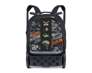 Ghiozdan cu roti Roller Up Camo, 19 L, ND-9612, Nikidom