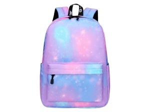 Ghiozdan Gimnaziu Galaxie Multicolor 2 fermoare Pigna MARS171RZ - Img 1