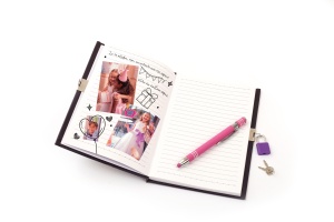 Jurnal cu Lacat cu Kit de Broderie cu Diamante 750226 Graine Creative