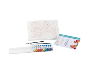 Kit Creativ ArtLab+ Pictura pe Numere Flori Giotto