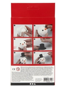 Kit creatie pasta modelatoare Funny Snowmen Creativ Company 100766