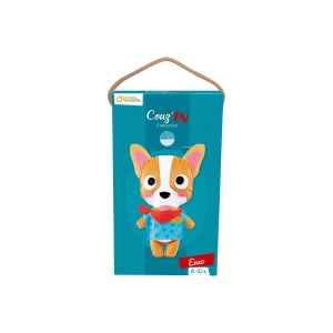 Kit Creativ de Cusut pentru Copii model Enzo the Bulldog Avenue Mandarine KC117C