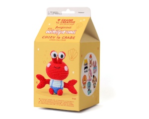 Kit Creativ Minigurumi, model Crab 420333 Graine Creative