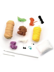 Kit crosetat Amigurumi castorul Mochi 130mm Graine Creative 420249