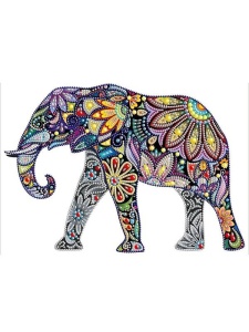 Kit broderie cu diamante elefant Graine Creative 117035