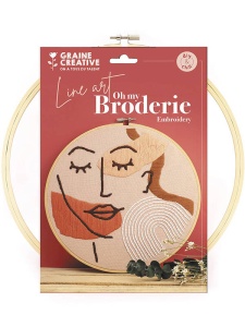 Kit de broderie Line Art Graine Creative, cod 420271