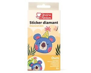 Kit Mozaic cu Strasuri, model Urs 750276 Graine Creative