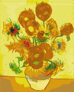 Kit pictura pe numere Sunflowers. Reproduction 8028