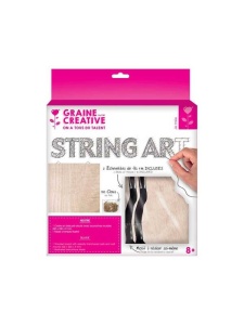 Kit string art simplu Graine Creative, 20 x 30 cm, cod 100655