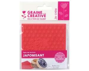 Matrita cu textura, model stil japonez 9 x 9 cm Graine Creative 265404