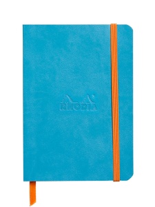 Notebook Rhodia Rhodiarama 1173, 10.5 x 14.8 cm, 72 file, hartie liniata premium ivory 90 g/mp