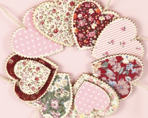 Ornamente din lemn, inimi, 5,1 x 5,1 cm, 57505, Creativ Company