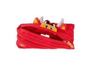 Penar cu fermoar Creature Monster Oscar, taur rosu, ZP-427595, ZIPIT