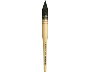 Pensula acuarela pentru tehnica wash DaVinci seria 418 nr 10 din par natural de veverita (blue squirrel) pentru suprafete mari