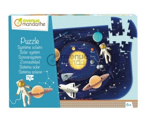 Puzzle educativ model sistem solar My Mandarine, cod PU017C