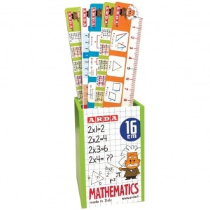 Rigla Plastic 16cm Mathematichs 28917MBAR Arda