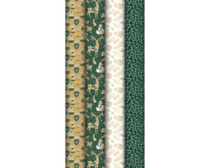 Rola de Hartie pentru Impachetarea Cadourilor Ambalaj 70g 5x0,7m Model Forest Clairefontaine 223911C