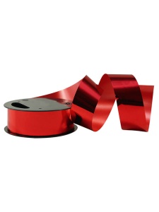 Rola panglica decorativa 10mx25mm culoare rosie Clairefontaine 616106C