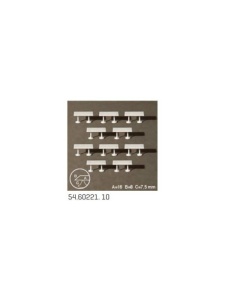 Set 10 mese in miniatura, 2 picioare, 1:100 Schulcz 54.60221.10