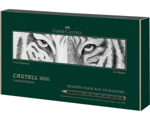 Set 10 piese pentru desen, editie limitata Beginner to Master, Castell 9000, Faber-Castell, FC119067