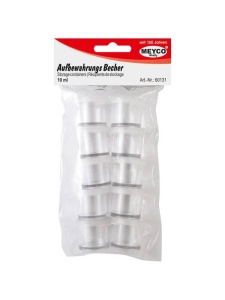 Set 10 recipiente cu capac 10ml Meyco 60131