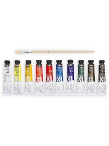 Set 10 x 20 ml Culori de ulei fine XL Oil + 1 pensula Pebeo 920116