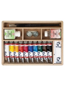 Set 10 x 40 ml culori acrilice Basic + accesorii Van Gogh 22840513
