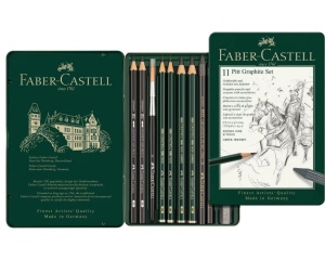 Set 11 piese grafica Pitt Graphite Faber Castell 112972
