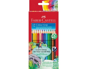 Set 12 creioane colorate Grip 2001 Faber Castell 112412
