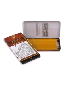 Set 12 creioane Graphic 5B-5H Koh-I-Noor K1502/3