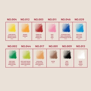 Set 12 Creioane Pastel Cutie Metal Conte 2181 - Img 8