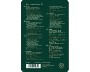 Set 12 piese Pitt Monochrome Faber Castell 112975