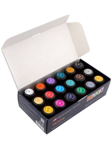 Set 18 x 20 ml culori acrilice pentru textile Decola 41412031