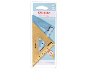 Set 2 echere aluminiu 45 si 60 grade 12 cm Keep Colour 178SQ12 Arda