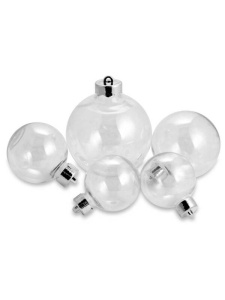 Set 2 globuri plastic 10 cm Meyco 45123