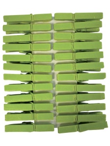 Set 24 carlige din lemn Verde Graine Creative 103445