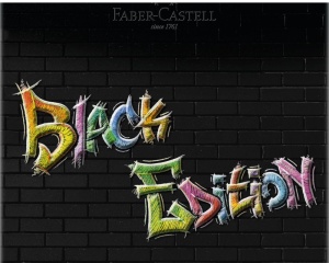 Set 24 creioane colorate Black Edition Faber Castell 116425