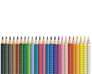 Set 24 creioane colorate Grip 2001 Faber Castell 112424