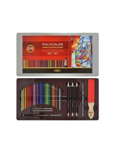 Set 24 creioane fara lemn Polycolor 3896 Koh-I-Noor