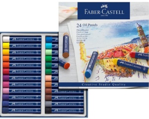 Set 24 Pasteluri Uleioase Faber Castell 127024