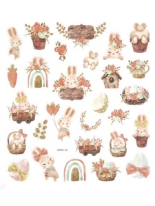 Set 28 abtibilduri Paste rustic Dp Craft DPNK-161