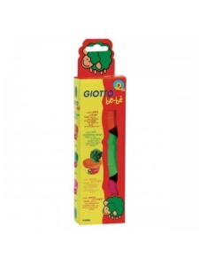 Set 3 plastiline, 3 culori x 100 g, Giotto Bebe, 462502