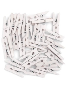 Set 30 Carlige decorative albe Dp Craft CEOZ-145