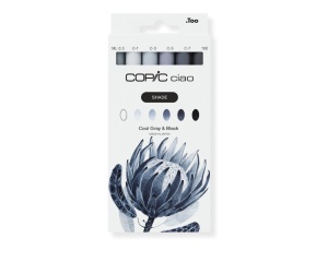 Set 5+1 Copic Ciao Colectia Shade Tonuri Reci de Gri si Negru 22075580